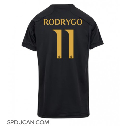 Zenski Nogometni Dres Real Madrid Rodrygo Goes #11 Rezervni 2023-24 Kratak Rukav